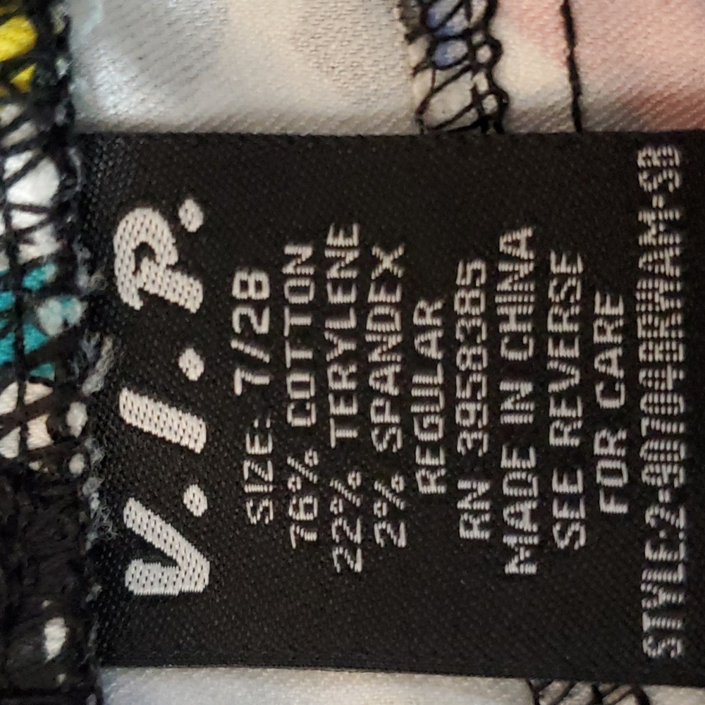 VIP Jeans Urban Graffiti Jogger Style Ankle Faux Cargo Pants - Picture 10 of 12